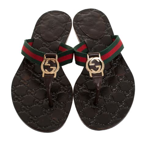 gucci double g thong sandal|Gucci thong sandals for cheap.